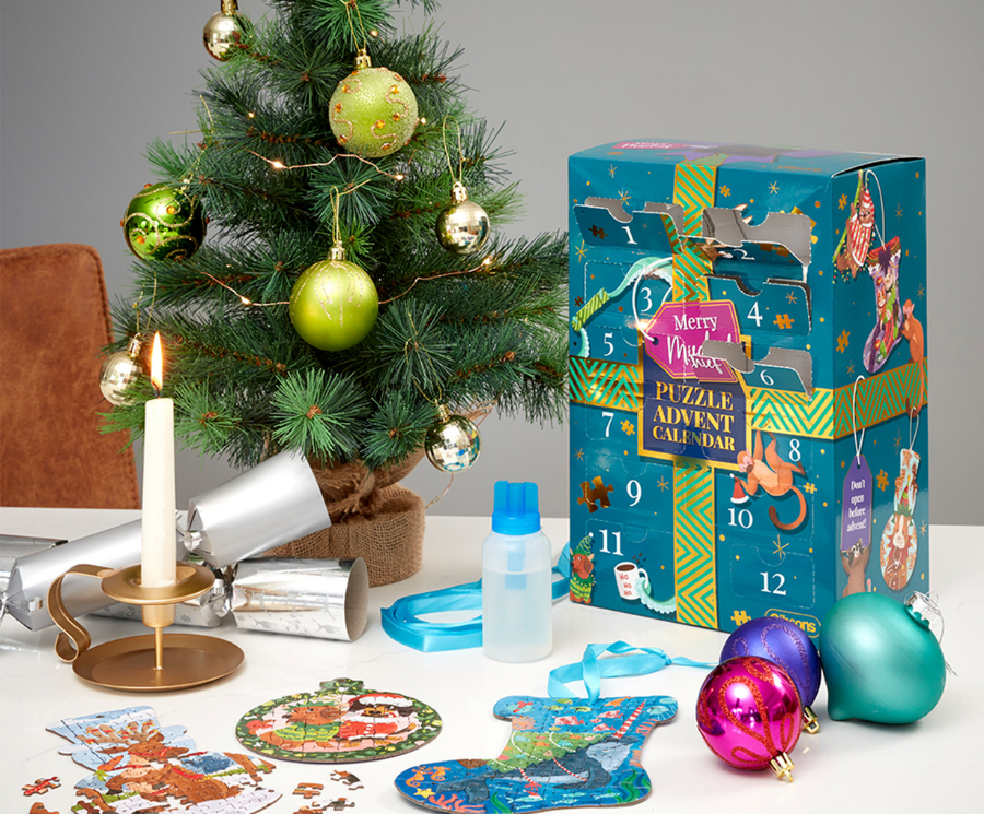 Merry Mischief Christmas Advent Calendar for December 2021.
