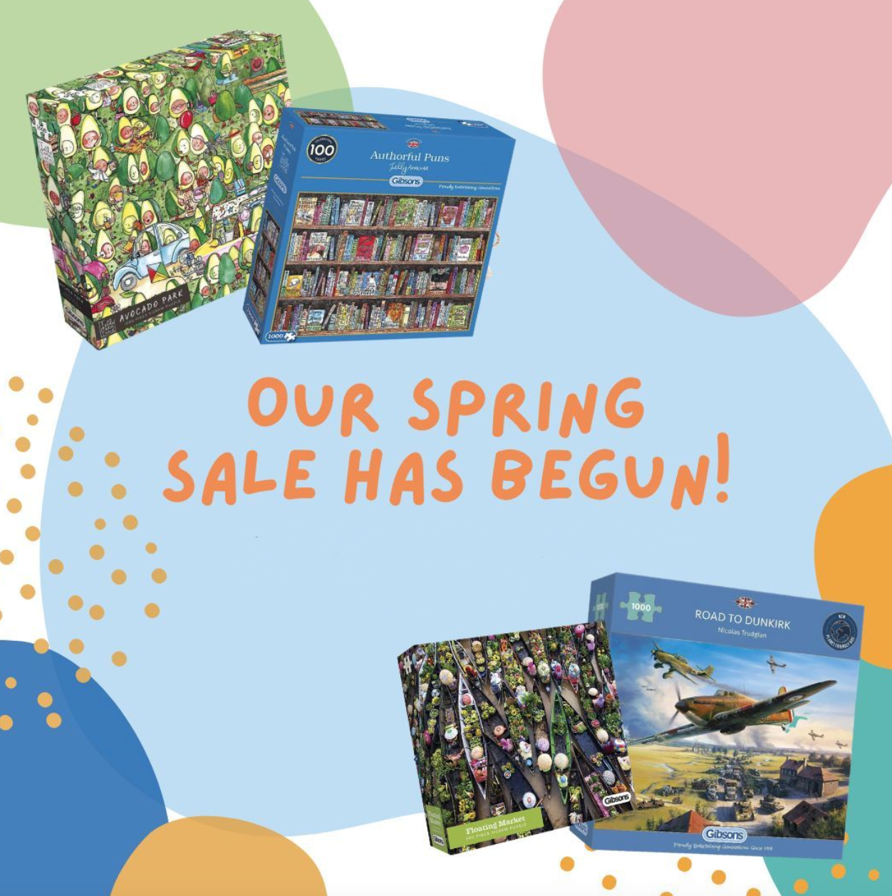 Gibsons Puzzles and Games Sale is Now Live!