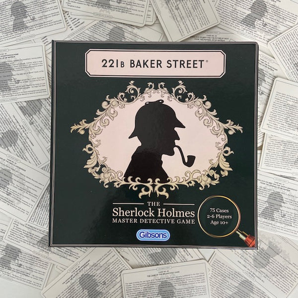 221B Baker Street Sherlock Holmes Board Game Gibsons