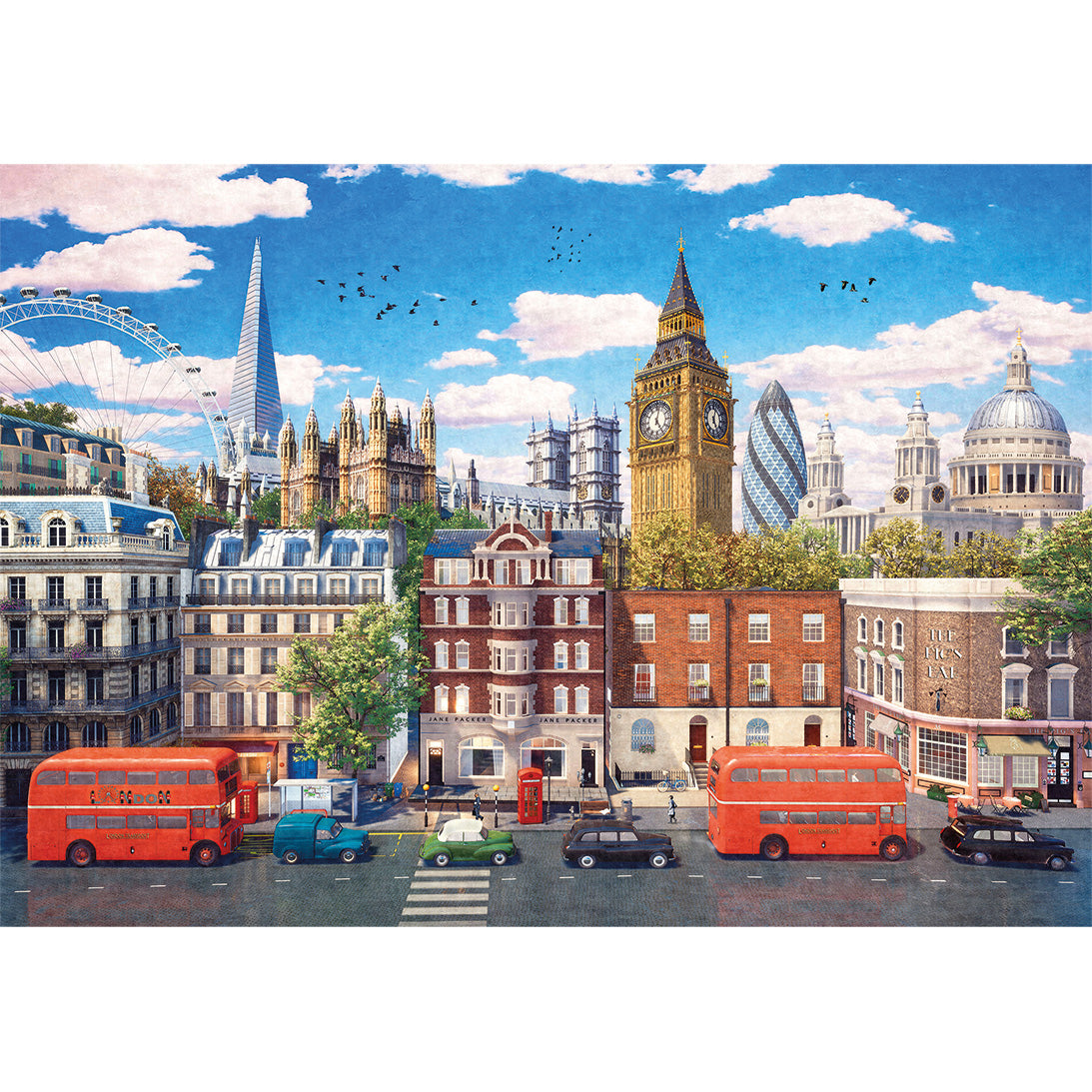 Streets of London G3153 gibsons 500 piece jigsaw puzzle