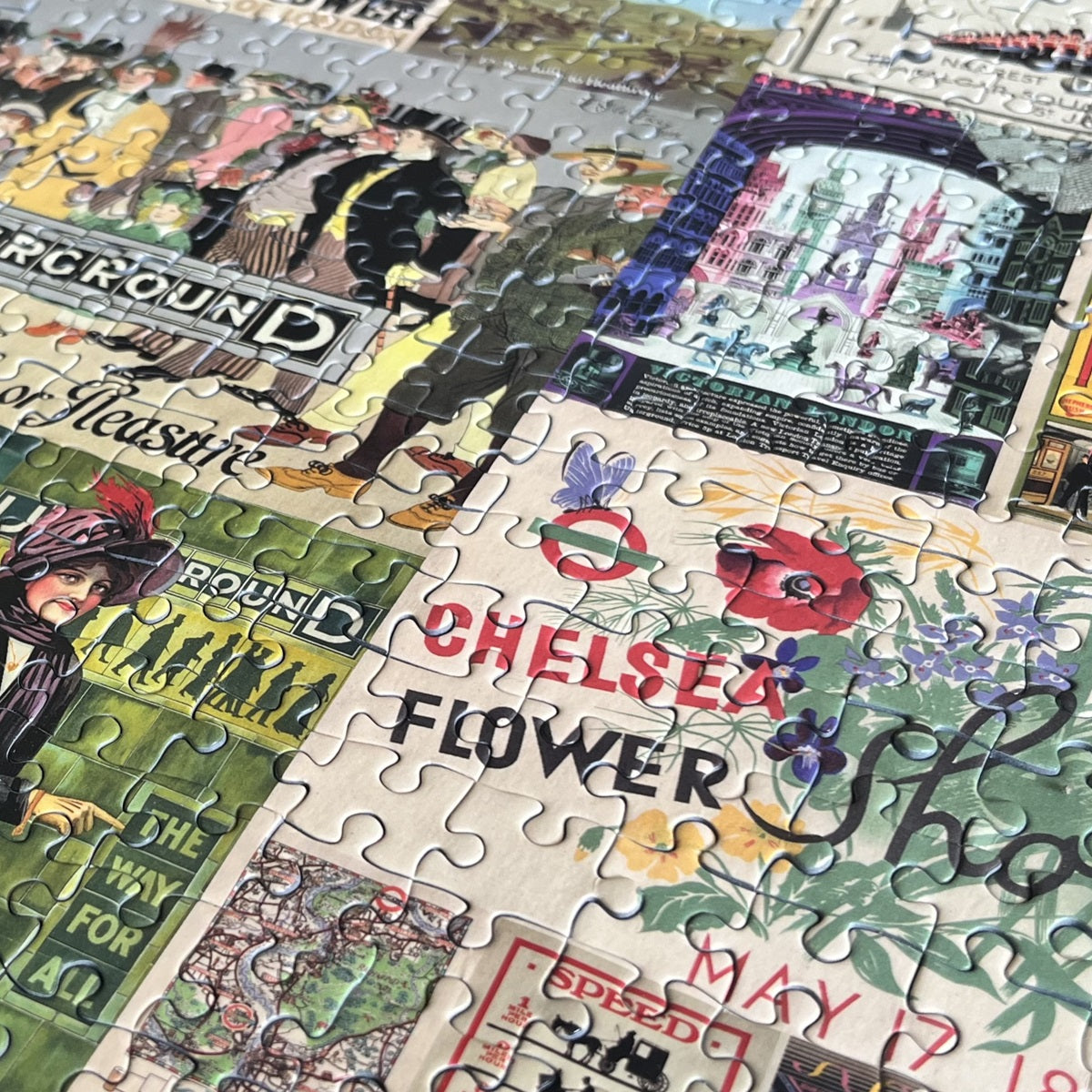 Gibsons London Transport Heritage Posters 500 Piece Jigsaw Puzzle for adults