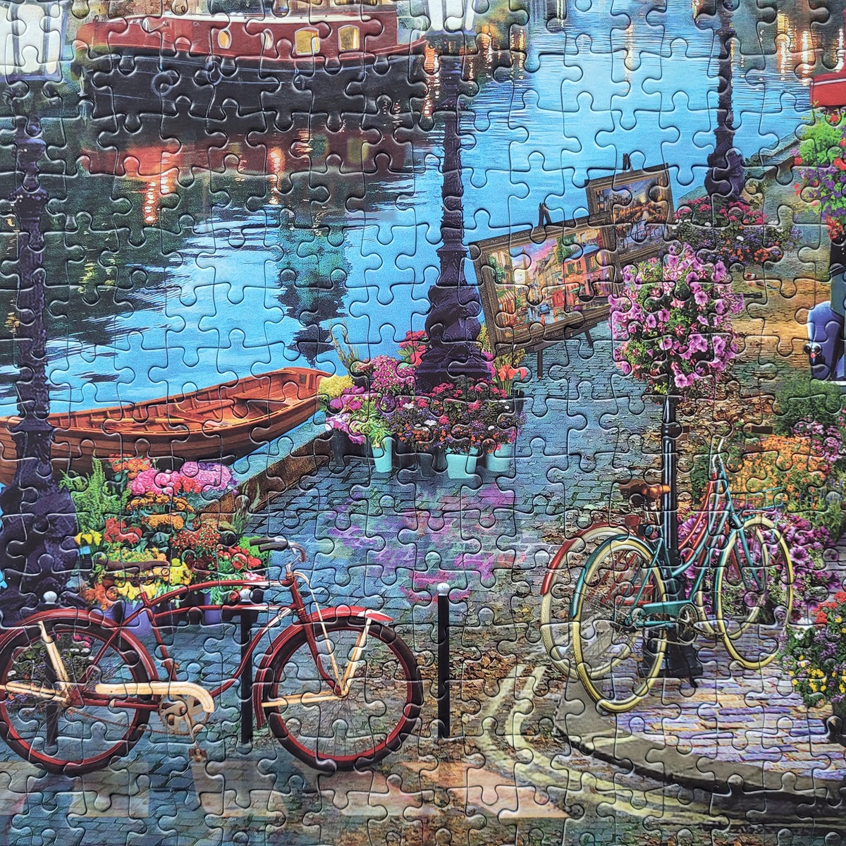 Sunset on the Seine 1000 piece jigsaw puzzle