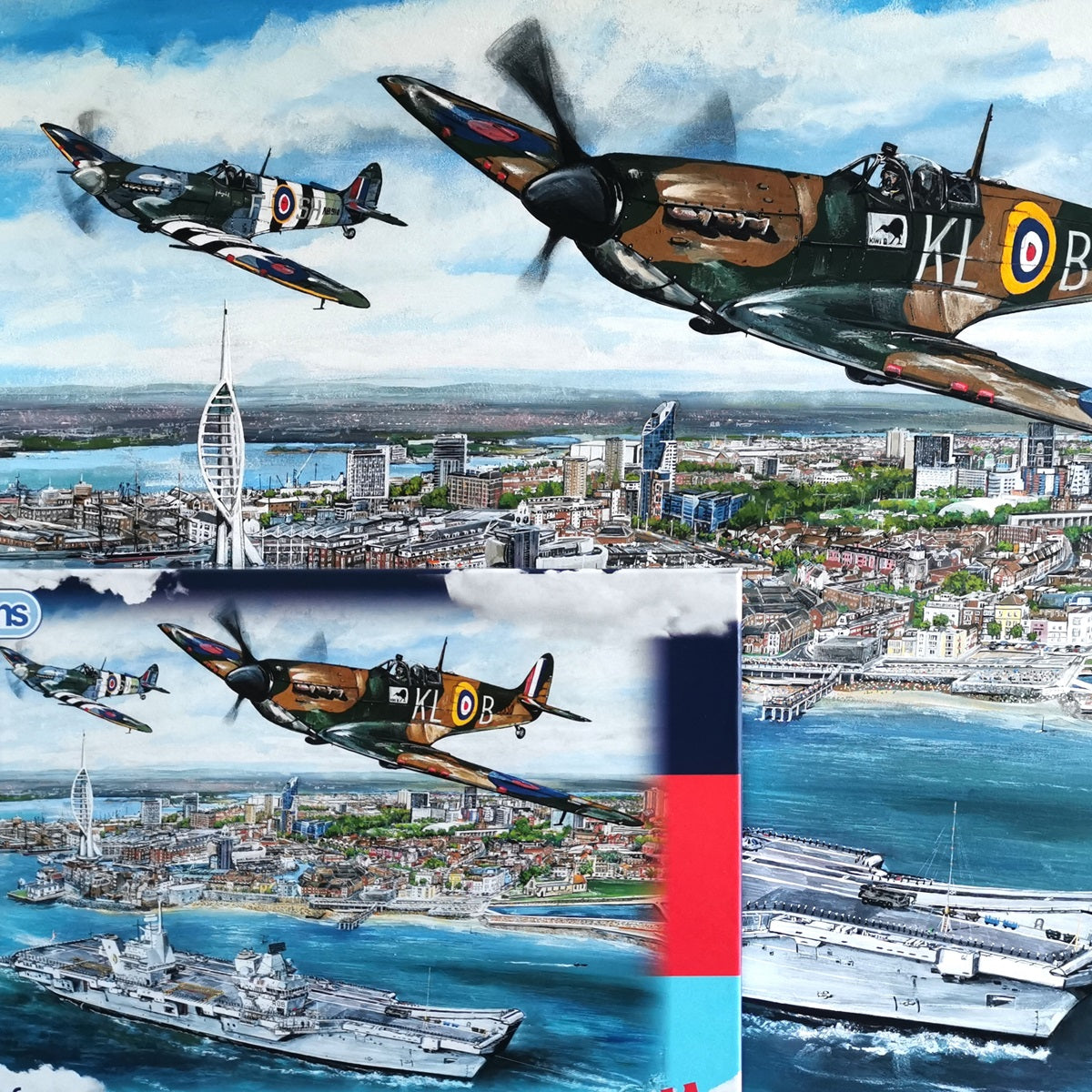 Portsmouth Flypast 1000 piece jigsaw puzzle