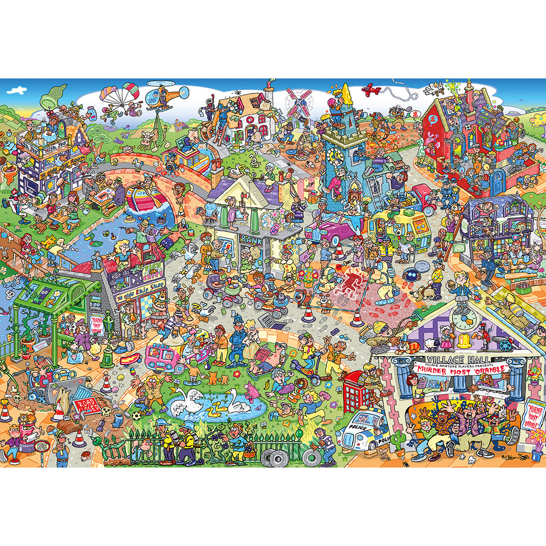 Jokesaws midsummer mayhem 1000 piece jigsaw puzzle G7141