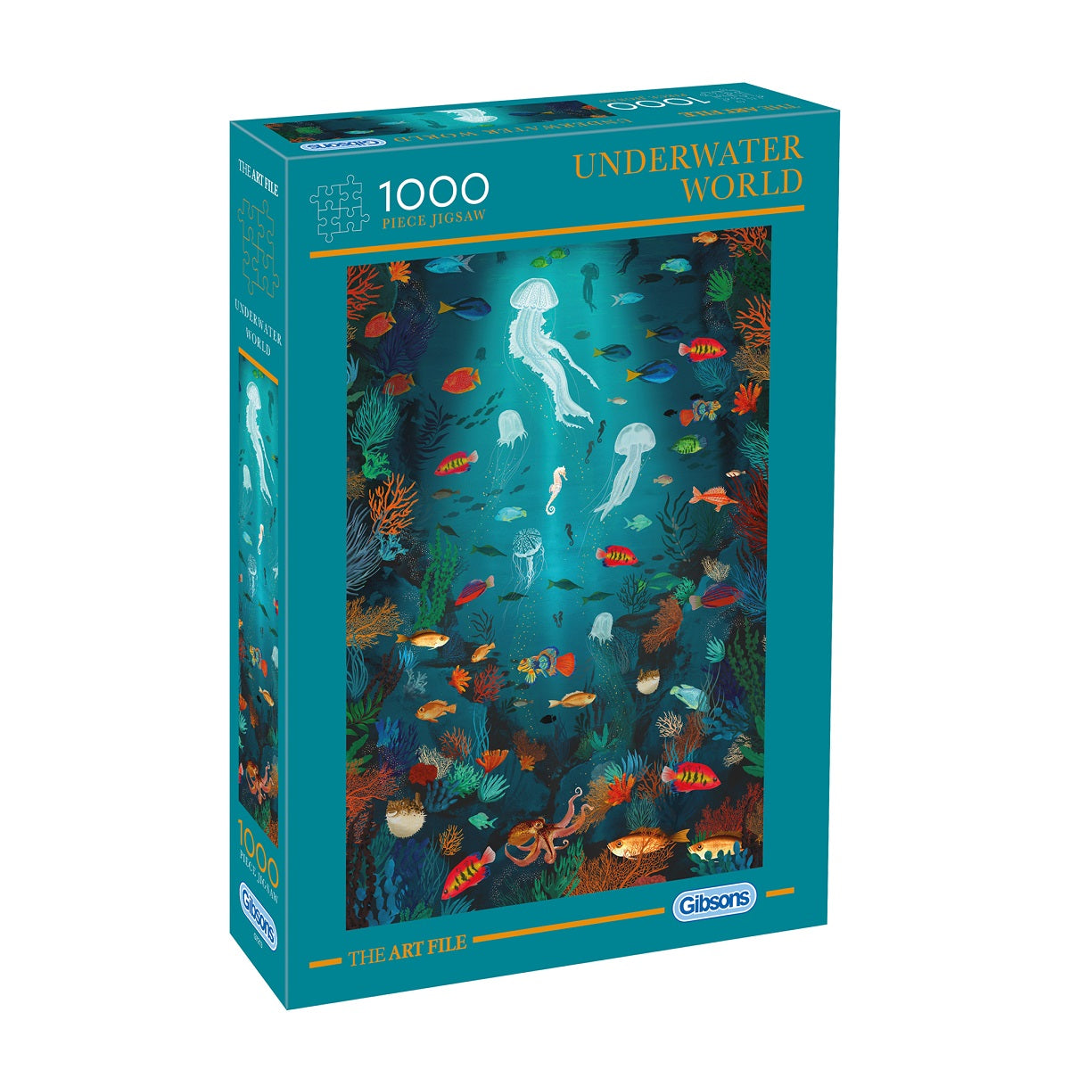 the art file underwater world 1000 piece portrait puzzle by gibsons games