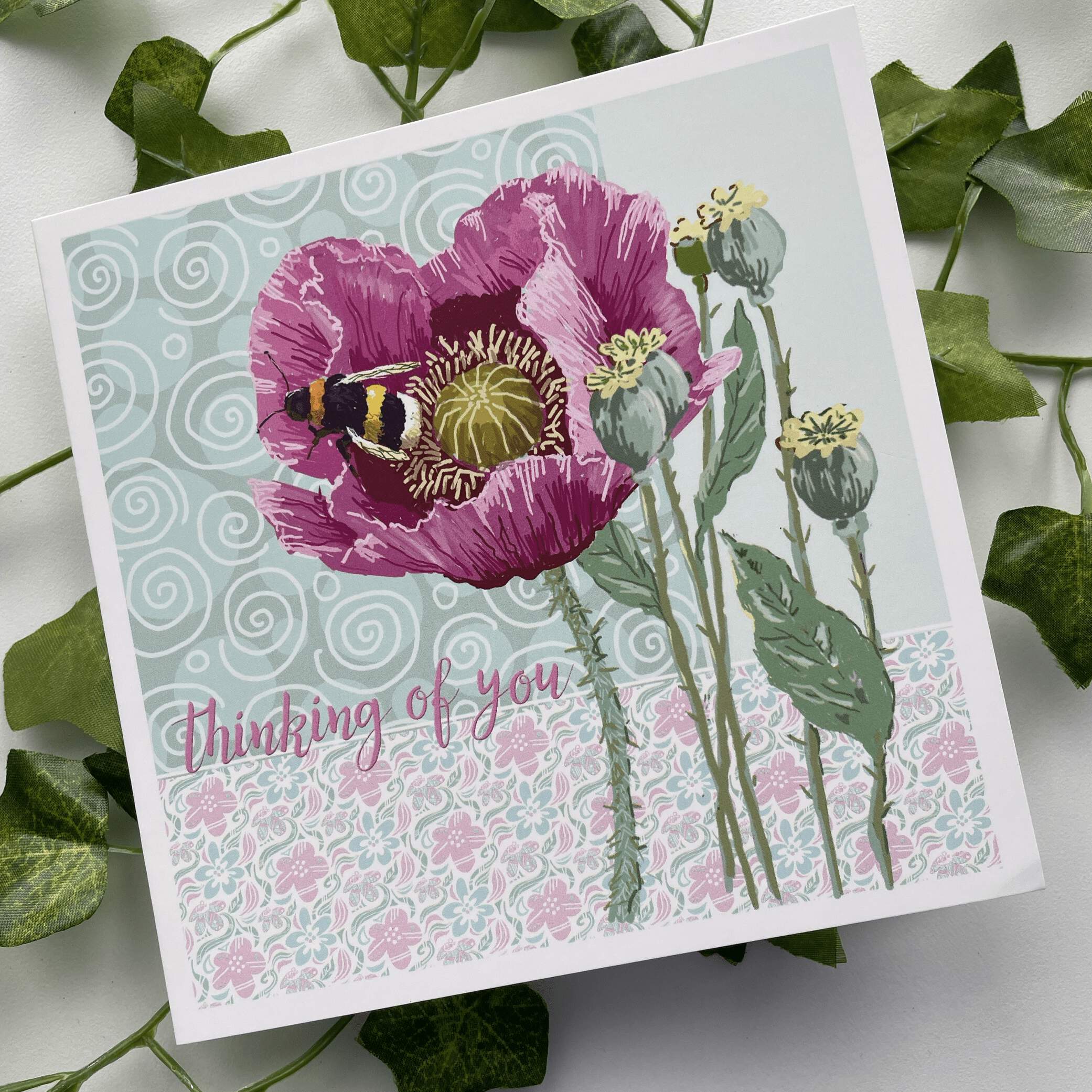 Poppy & Bee Occasion Card
