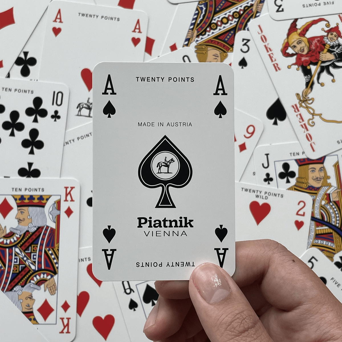 Finest Quality Canasta Card Game from Piatnik made in Vienna card detail