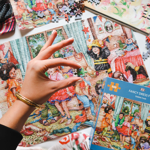 500 Piece Singer Zombie Jigsaw Puzzle - Wooden Funny Puzzle For Adults & Family Game Night