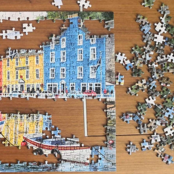 Puzzle 1000 Pièces Gibsons Tobermory Par Terry Harrison - Neuf, Paysage écossais