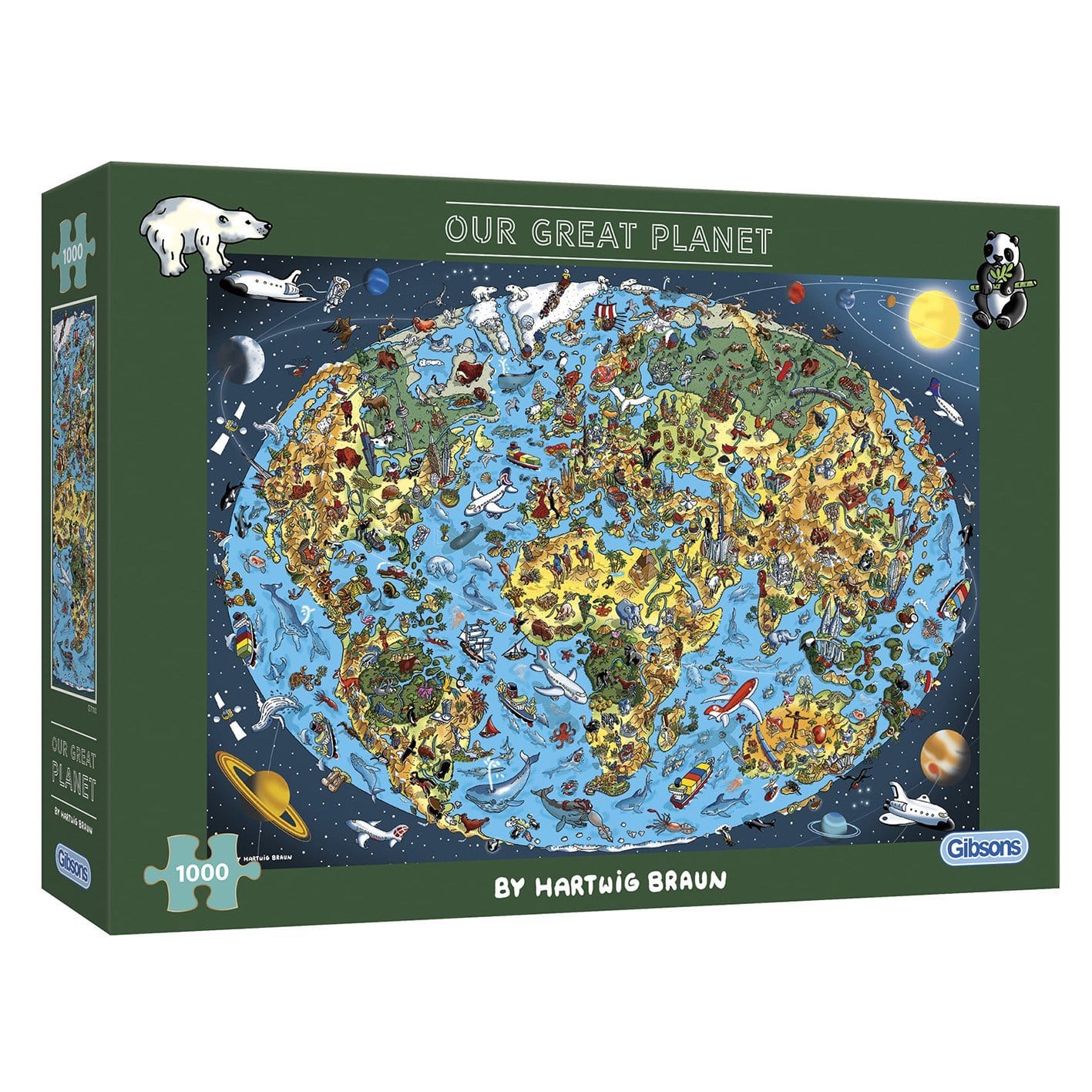 Our Great Planet 1000 Piece Jigsaw Puzzle for Adults from Gibsons
