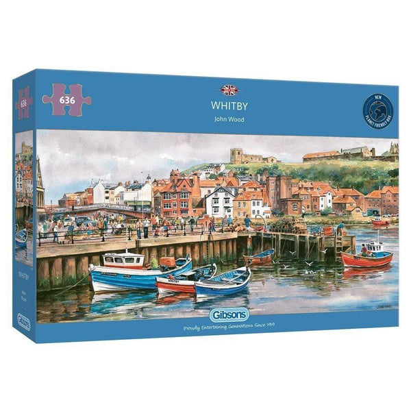 Whitby Harbour 636 Piece Panoramic Jigsaw Puzzle Gibsons