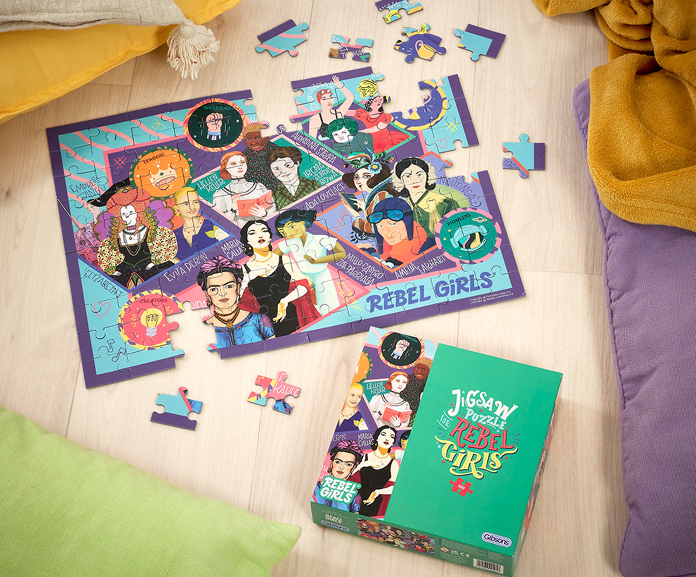 The Rebel Girls Collection - Jigsaw Puzzles & Card Game