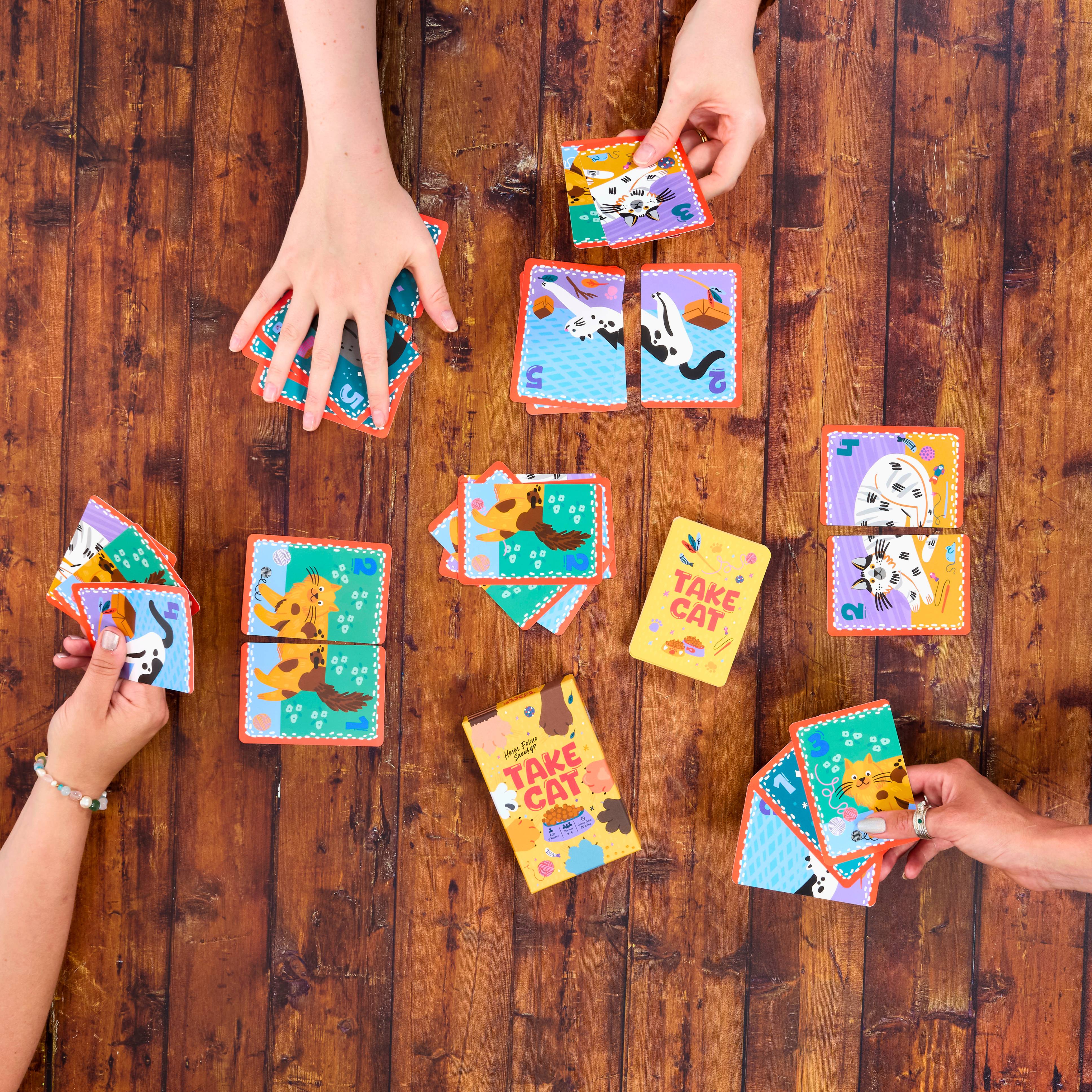 Introducing Take Cat: The Fast-Paced Card Game with a Feline Twist