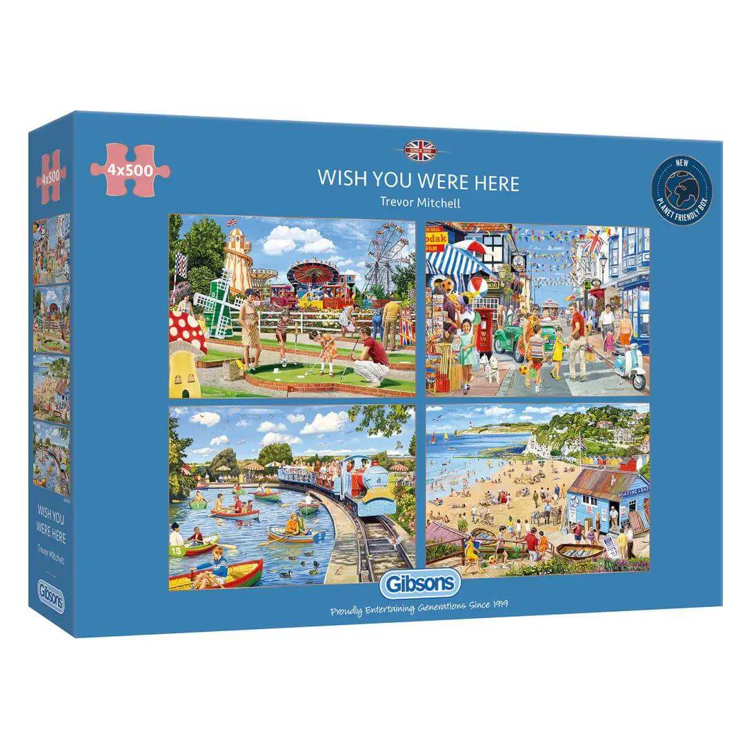 Summer Holiday Fun: ‘Wish You Were Here’ Jigsaw Puzzles