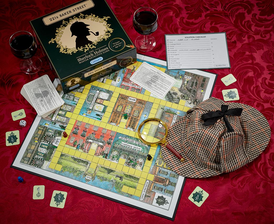 board games UK,London Activities, 221b Baker Street puzzle,Boardgames,Sherlock Holmes Museum,Sherlock Detective Game
