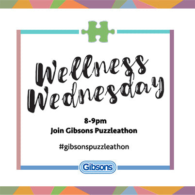Gibsons Launch #WellnessWednesday Online Puzzleathon!