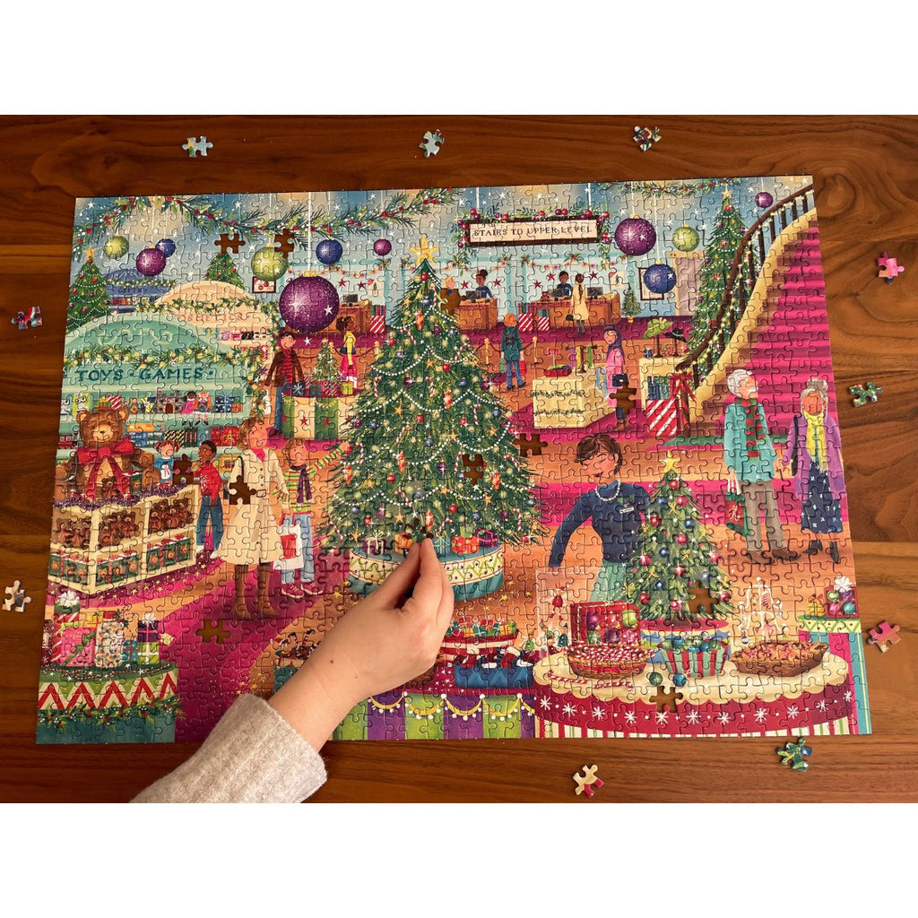Suprises in Store 1000 piece christmas jigsaw by gibsons