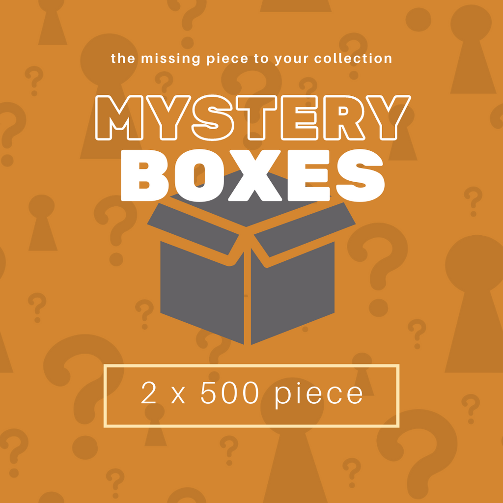 Gibsons Mystery 2 x 500 Piece (RRP £23) - bagged pieces