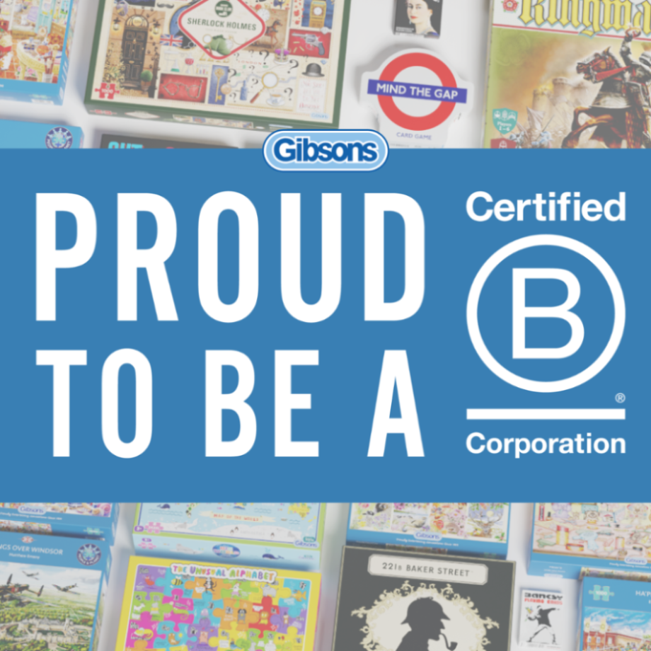 B corp certification for Gibsons Games