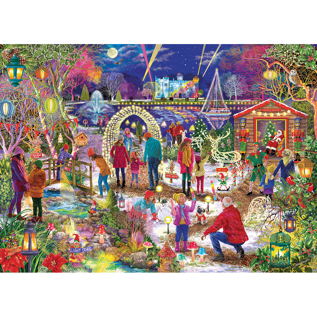 Enchanted Christmas Limited Edition 1000 Piece Jigsaw Puzzle 