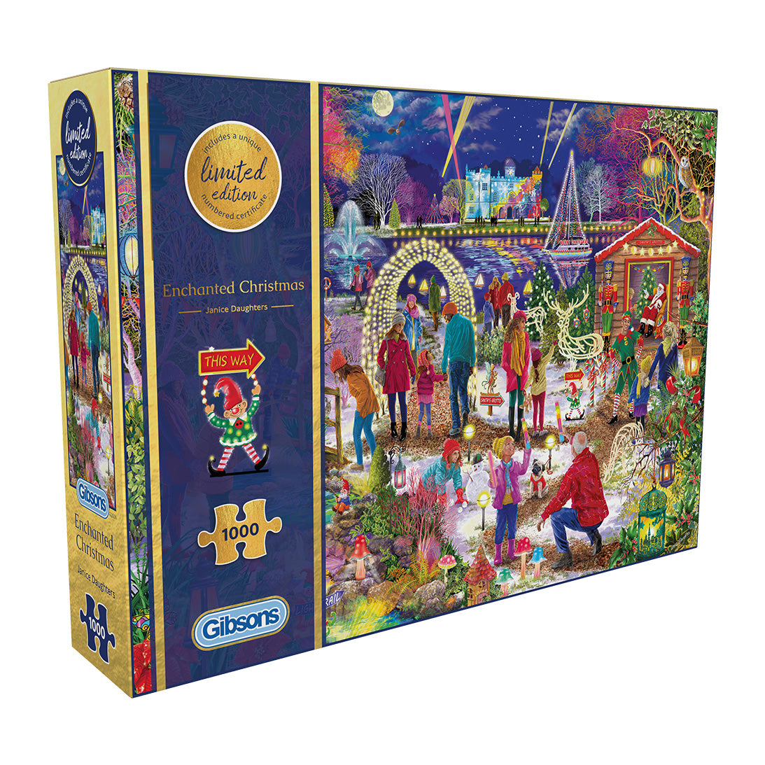 Enchanted Christmas Limited Edition 1000 Piece Jigsaw Puzzle 