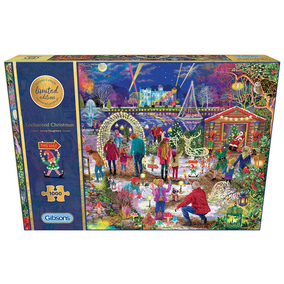 Enchanted Christmas Limited Edition 1000 Piece Jigsaw Puzzle 