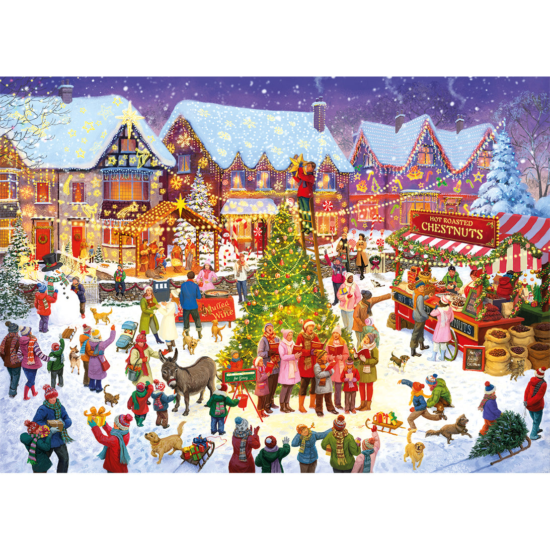 Gibsons The Season for Giving 1000 piece jigsaw puzzle for adults the Poster