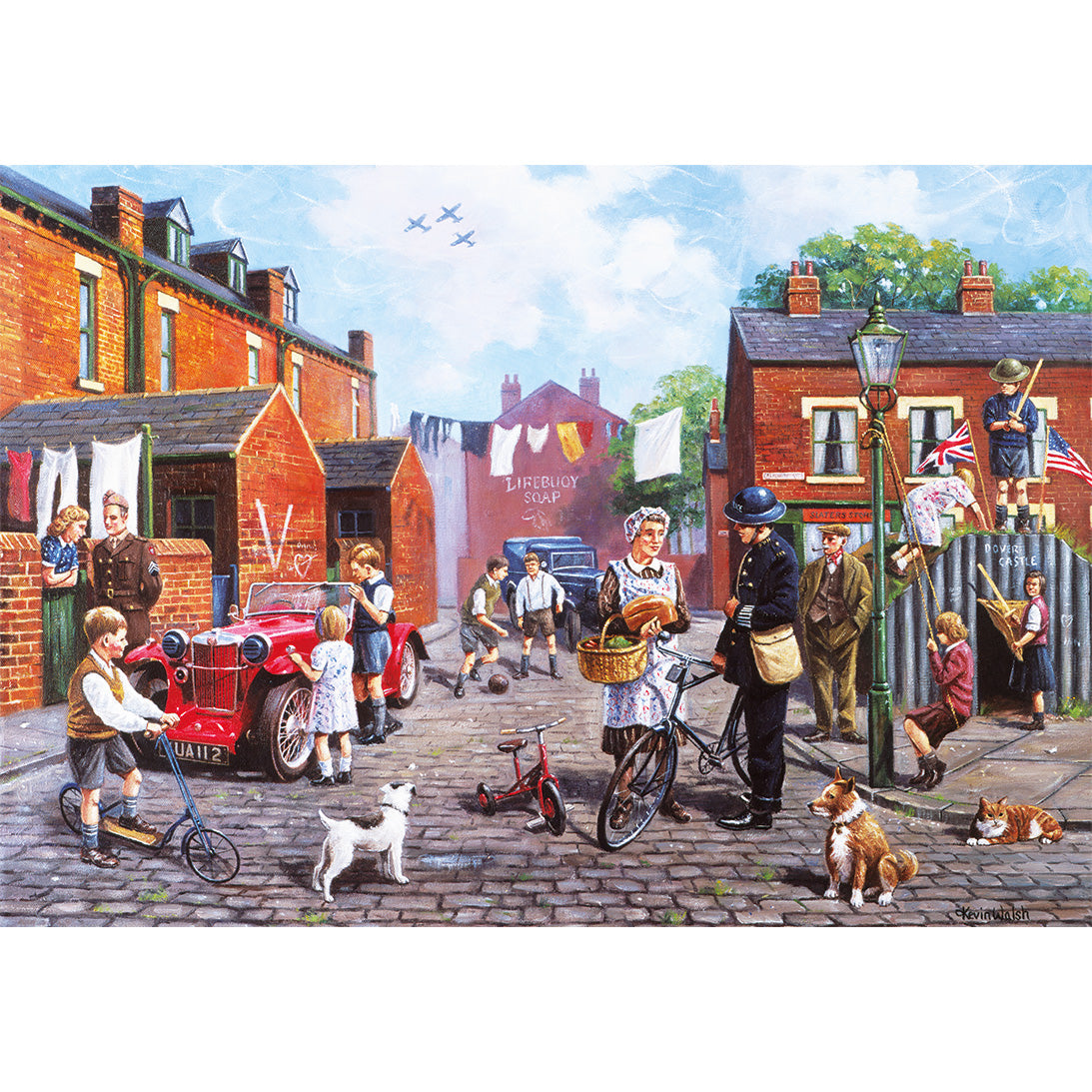 Britain at War Extra Large 100 Piece Jigsaw puzzle poster by Gibsons
