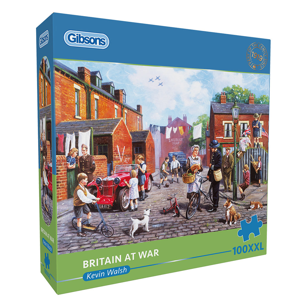 Britain at War Extra Large 100 Piece JIgsaw puzzle in retail box by Gibsons