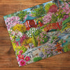 The Japanese Garden Extra Large 100XXL Piece Jigsaw Puzzle by Gibsons made up on wooden table