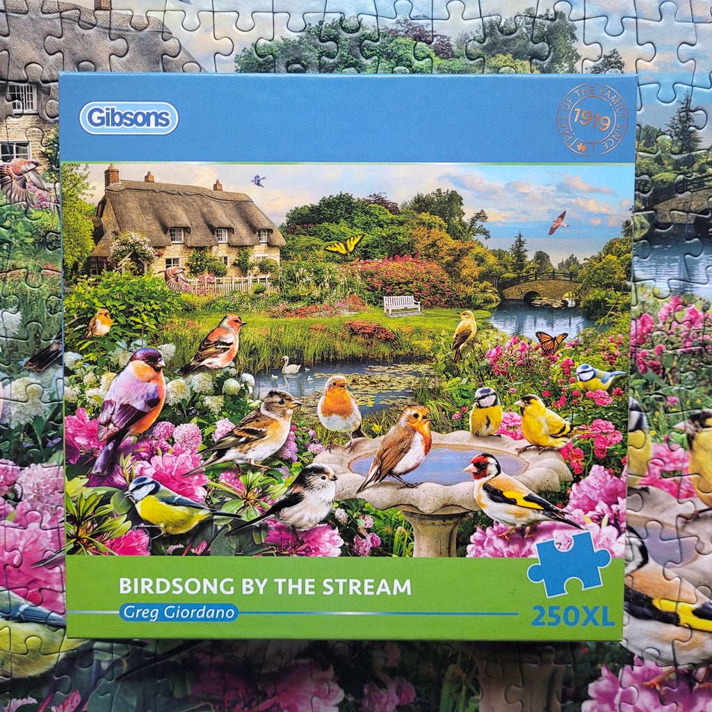 Birdsong by the stream G2729 gibsons 250 extra large piece jigsaw puzzle