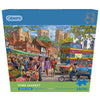 Gibsons York Market 250 extra large piece jigsaw puzzle in blue retail box front view