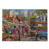 Gibsons York Market 250 extra large piece jigsaw puzzle made up on white background