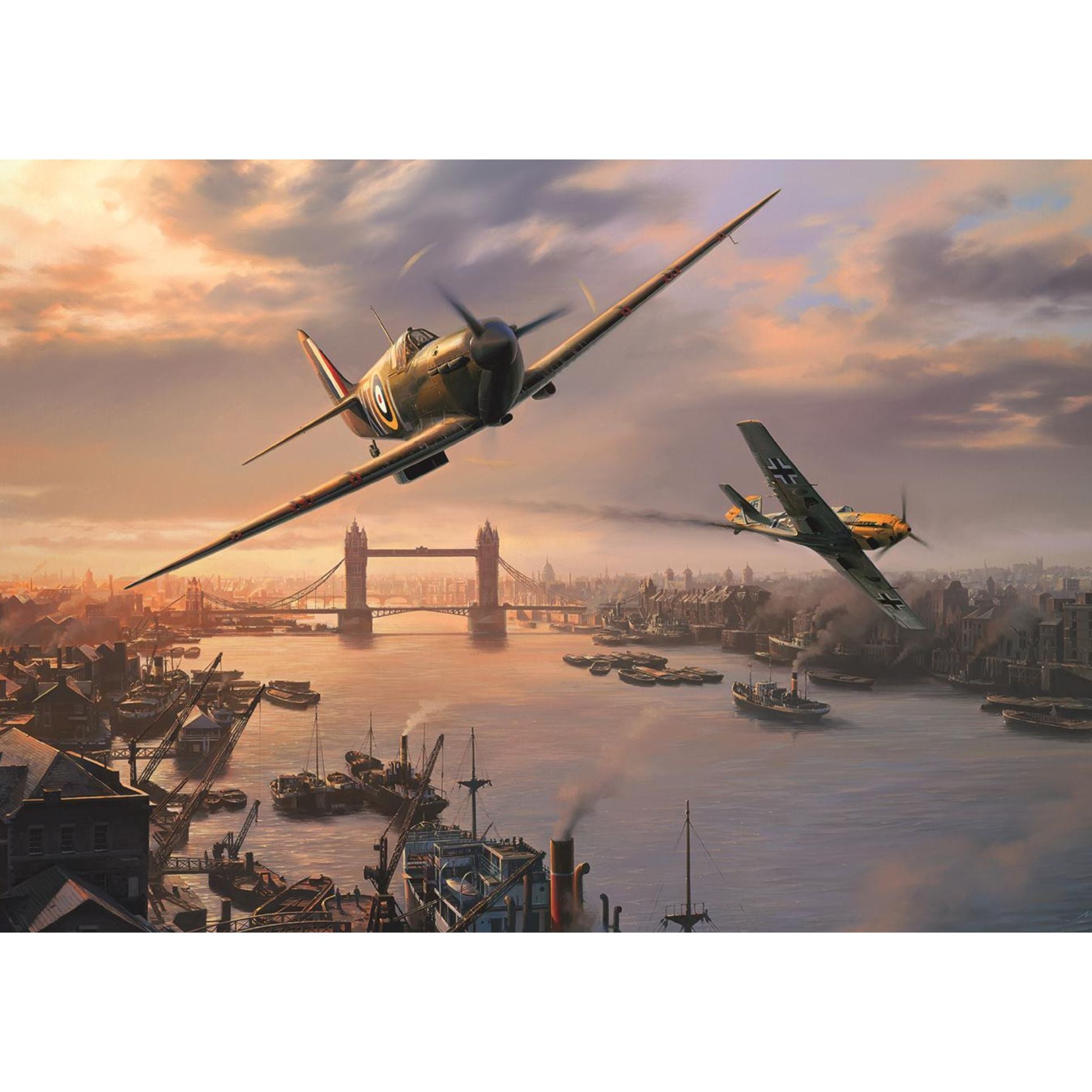 G3112 Spitfire Skirmish jigsaw puzzle by gibsons games