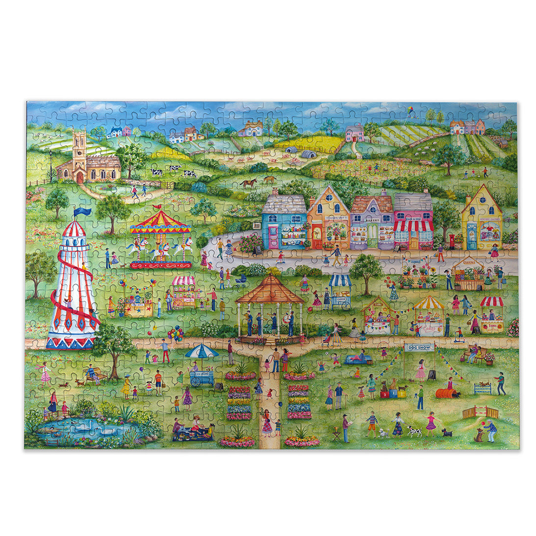 Celebrating Summer 500 Piece Jigsaw Puzzle by Gibsons made up on white background