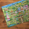 Celebrating Summer 500 Piece Jigsaw Puzzle by Gibsons made up detail on wooden table