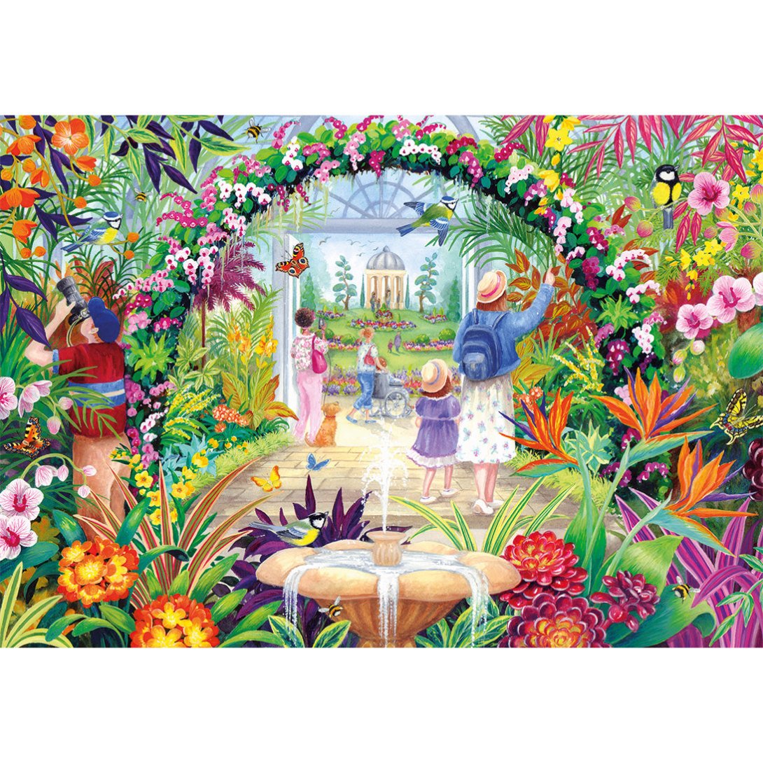 Botanical Blooms 500 Piece Jigsaw Puzzle by Gibson stunning poster