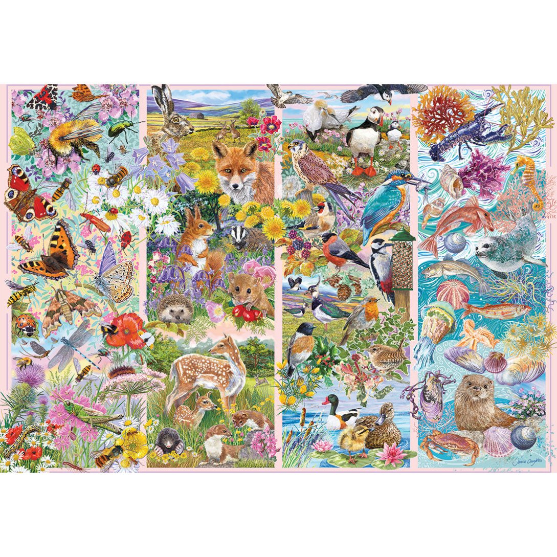 Curious Creatures 500 Piece Jigsaw Puzzle by Gibsons stunning poster