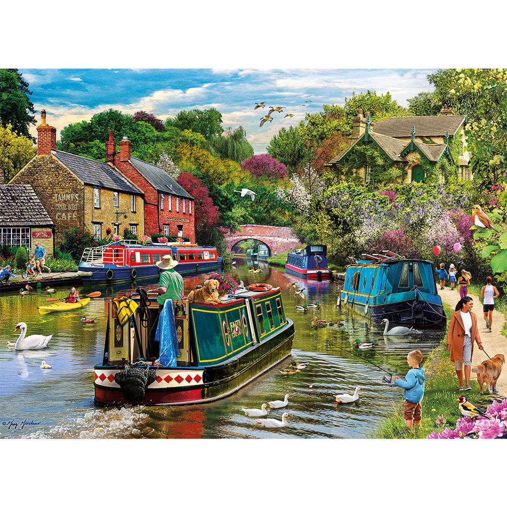 Gibsons River Retreat 500 Piece Jigsaw Puzzle Poster