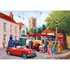Gibsons Touring the Town 500 Piece Traditional Nostalgic Jigsaw Puzzle for Adults the Poster
