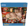 Gibsons All Wrapped Up 500 Jigsaw Puzzle for Adults in blue retail box front view