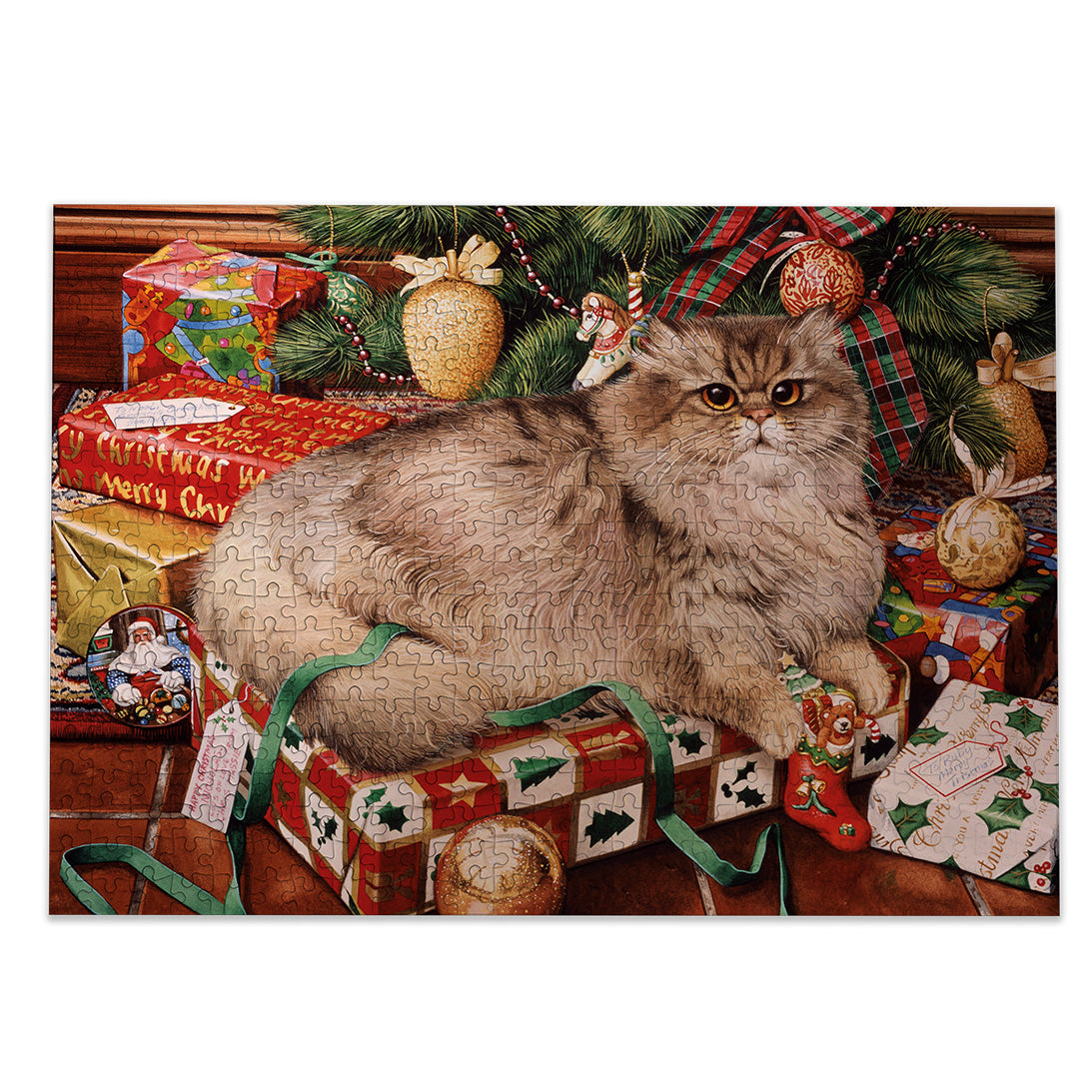 Gibsons All Wrapped Up 500 Jigsaw Puzzle for Adults made up on white background