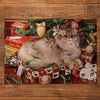 Gibsons All Wrapped Up 500 Jigsaw Puzzle for Adults made up on wooden table