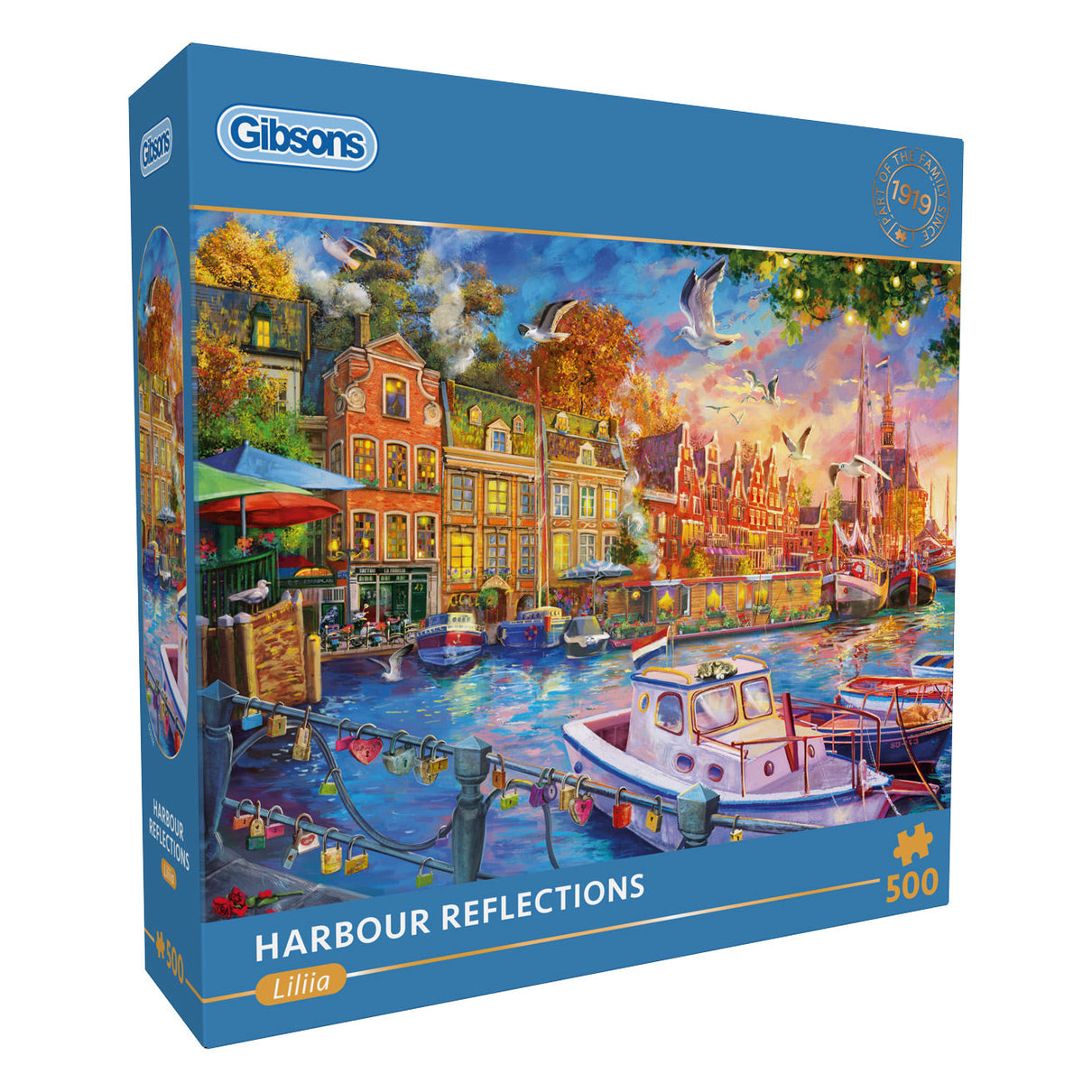 Gibsons Harbour Reflections 1000 Piece Jigsaw Puzzle for Adults