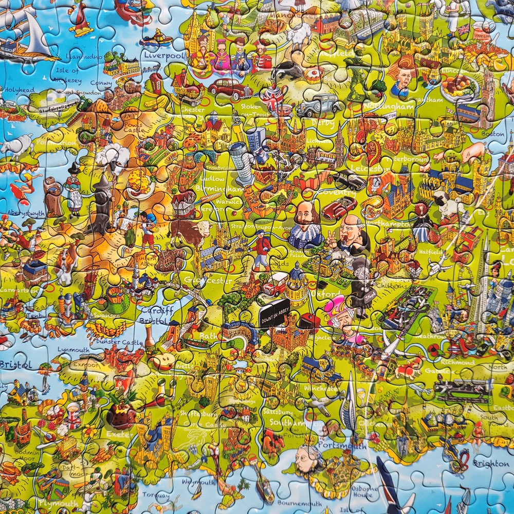 Best of British 500 Piece Jigsaw Puzzle for Adults from Gibsons 