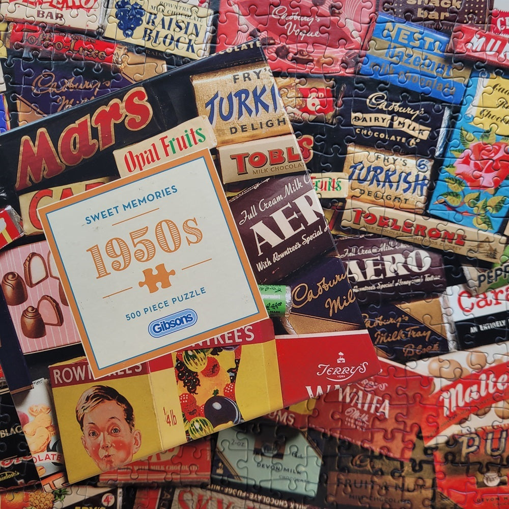 Sweet memories of the 1950s vintage jigsaw by gibsons games