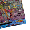 Gibsons Dublin Cityscape 500 Piece Jigsaw Puzzle made up detail on white background