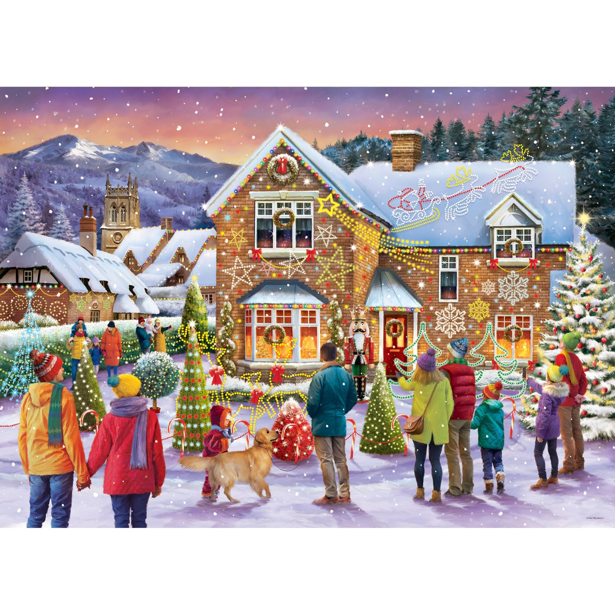 Dressed Up for Christmas  1000 Piece Jigsaw  puzzle full poster