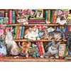 Puss Back in Books 500XL Jigsaw Puzzle