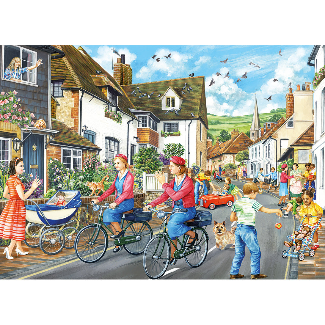 Merry midwives extra large 500 piece puzzle Gibsons